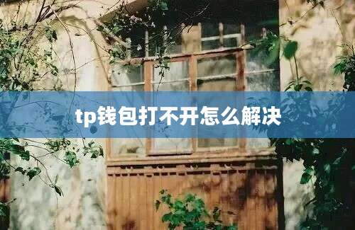 tp钱包打不开怎么解决