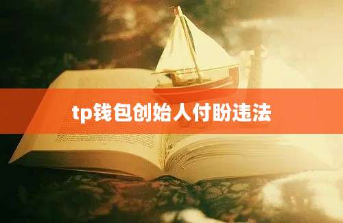 tp钱包创始人付盼违法