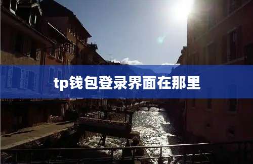 tp钱包登录界面在那里