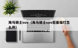 海马骑士suv（海马骑士suv后备箱灯怎么开）