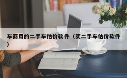 车商用的二手车估价软件（买二手车估价软件）