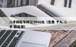 二手四轮车转让3000元（急售 个人 二手 新能源）