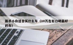 新手小白适合买什么车（10万左右口碑最好的车）