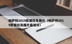 帕萨特2019款报价及图片（帕萨特2019款报价及图片最低价）