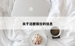 关于远舰报价的信息