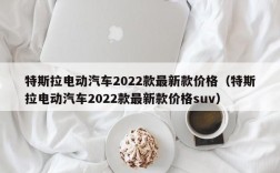 特斯拉电动汽车2022款最新款价格（特斯拉电动汽车2022款最新款价格suv）