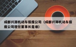 成都兴源机动车报废公司（成都兴源机动车报废公司现任董事长是谁）