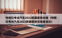 特斯拉电动汽车2022款最新款价格（特斯拉电动汽车2022款最新款价格最低价）