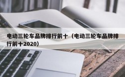 电动三轮车品牌排行前十（电动三轮车品牌排行前十2020）