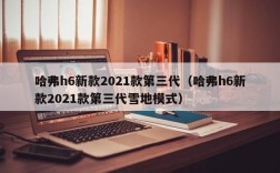 哈弗h6新款2021款第三代（哈弗h6新款2021款第三代雪地模式）