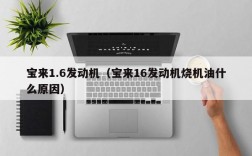 宝来1.6发动机（宝来16发动机烧机油什么原因）