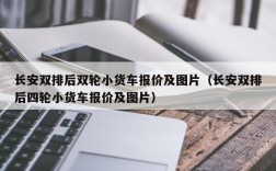 长安双排后双轮小货车报价及图片（长安双排后四轮小货车报价及图片）