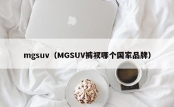 mgsuv（MGSUV裤衩哪个国家品牌）