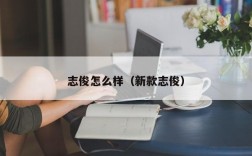 志俊怎么样（新款志俊）