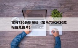 宝马730最新报价（宝马7302020款报价及图片）