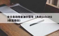 女士自动挡省油小型车（大众polo2023款落地价）