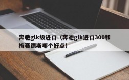 奔驰glk级进口（奔驰glk进口300和梅赛德斯哪个好点）