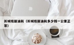 长城炫丽油耗（长城炫丽油耗多少钱一公里正常）