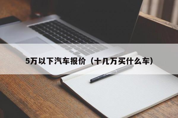 5万以下汽车报价（十几万买什么车）-图1