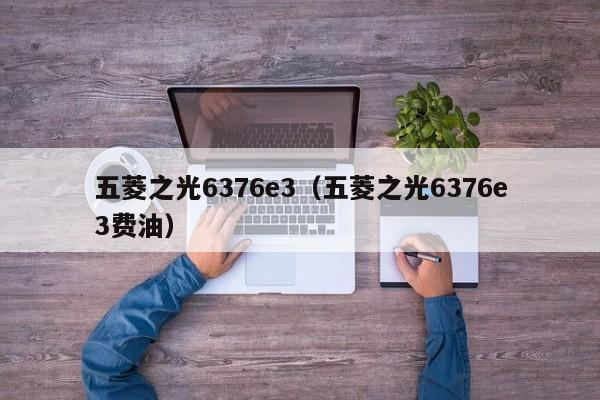 五菱之光6376e3（五菱之光6376e3费油）-图1