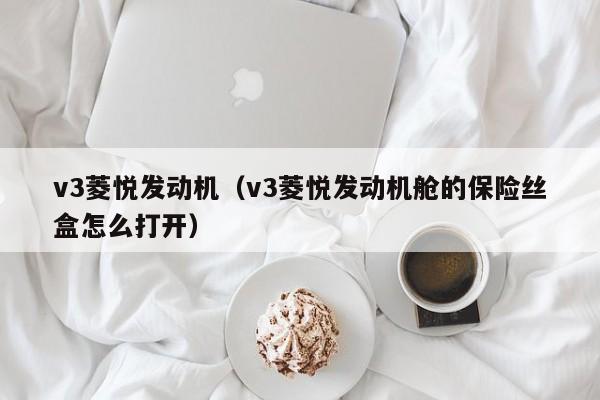 v3菱悦发动机（v3菱悦发动机舱的保险丝盒怎么打开）-图1