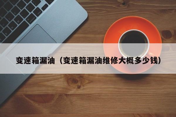 变速箱漏油（变速箱漏油维修大概多少钱）-图1