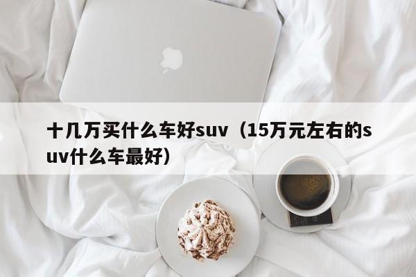 十几万买什么车好suv（15万元左右的suv什么车最好）-图1