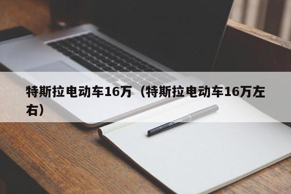 特斯拉电动车16万（特斯拉电动车16万左右）-图1