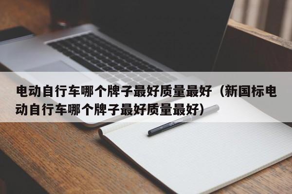 电动自行车哪个牌子最好质量最好（新国标电动自行车哪个牌子最好质量最好）-图1