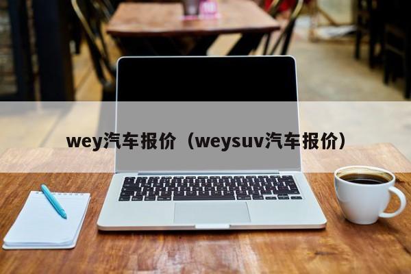 wey汽车报价（weysuv汽车报价）-图1